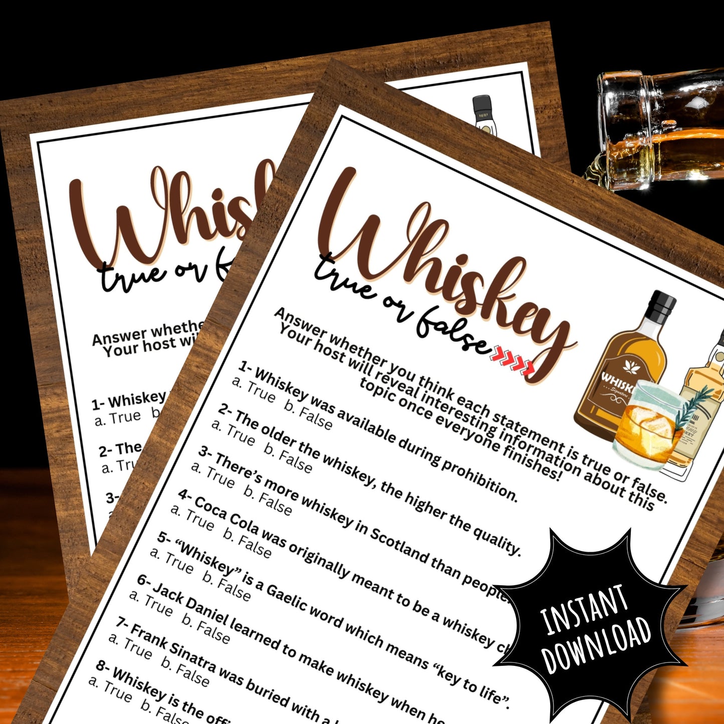 Whiskey Tasting True Or False