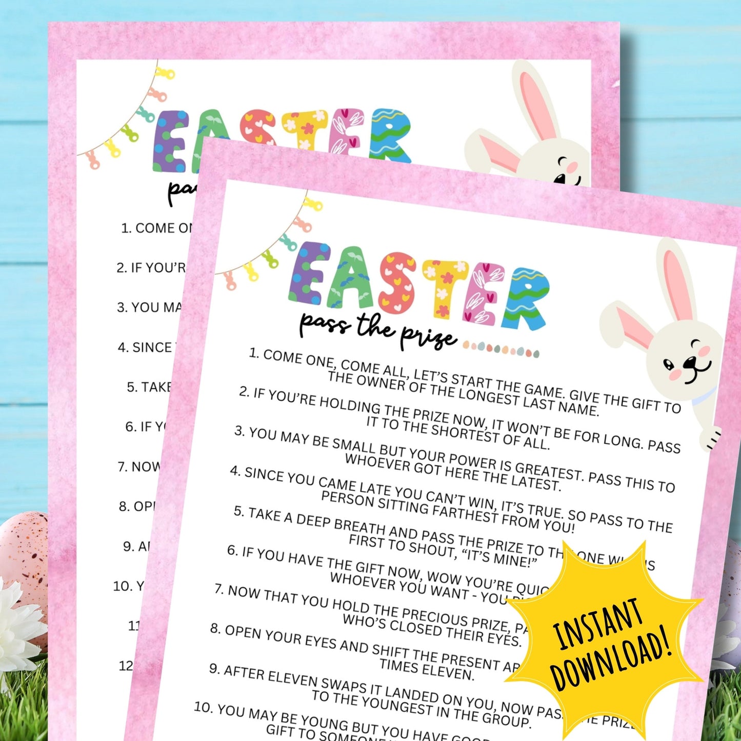 Easter Pass The Prize