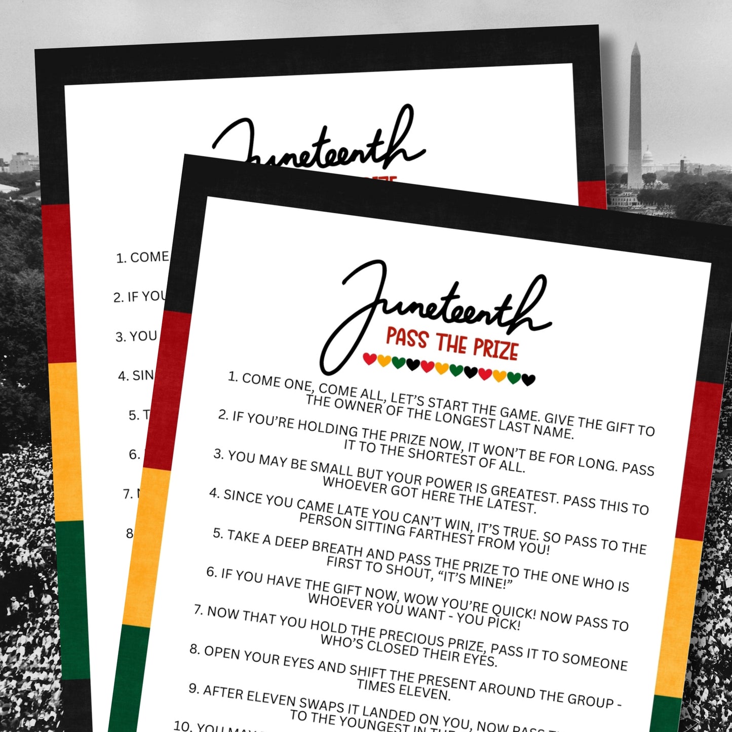 Juneteenth Pass The Prize