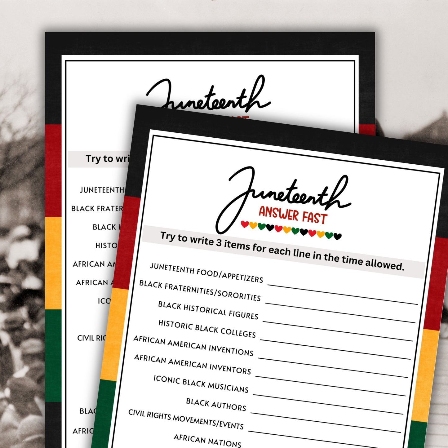 Juneteenth Answer Fast