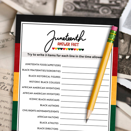 Juneteenth Answer Fast