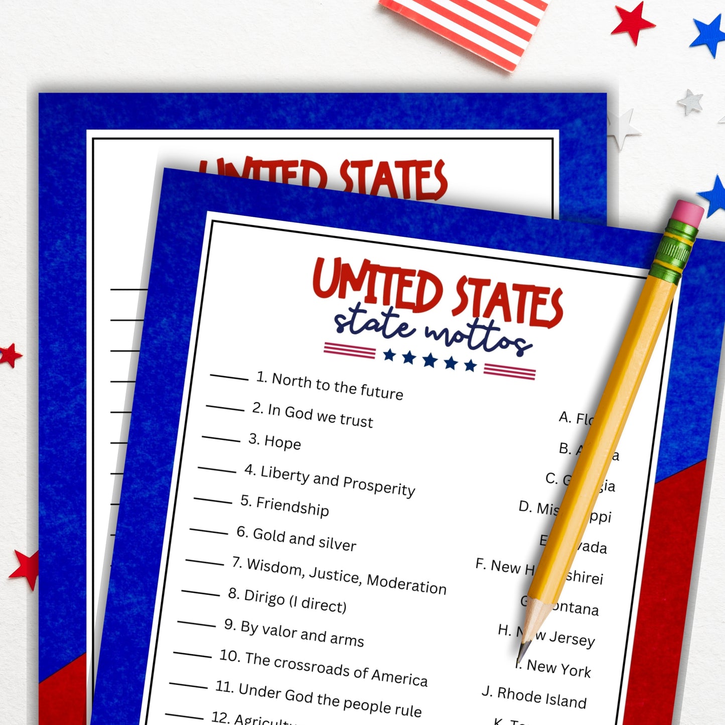 US State Mottos Trivia