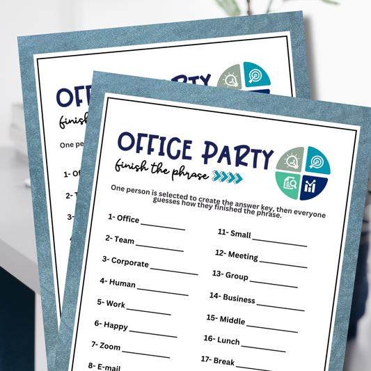 Office Party Finish The Phrase