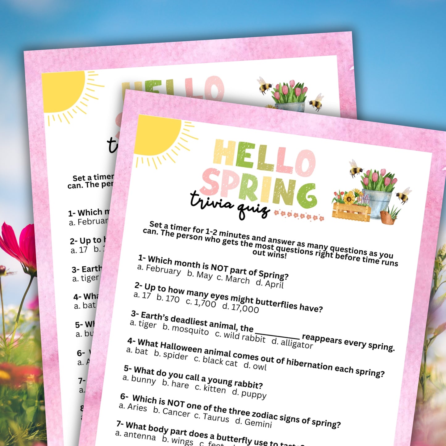 Spring Trivia Bundle