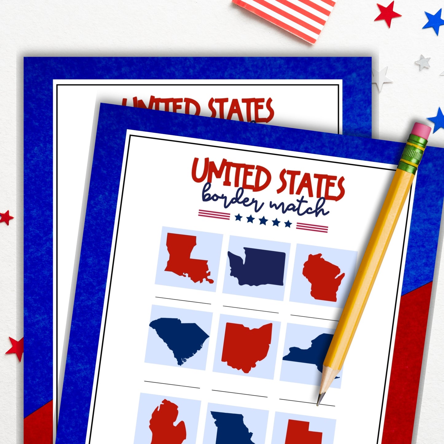 US State Picture Match Trivia