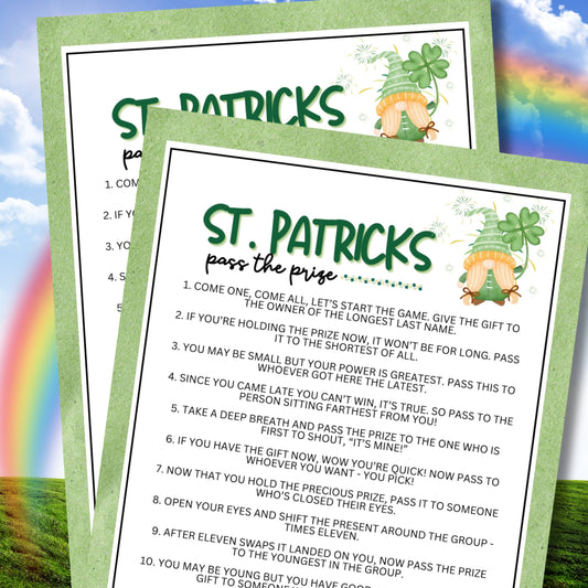 St. Patrick's Pass The Prize