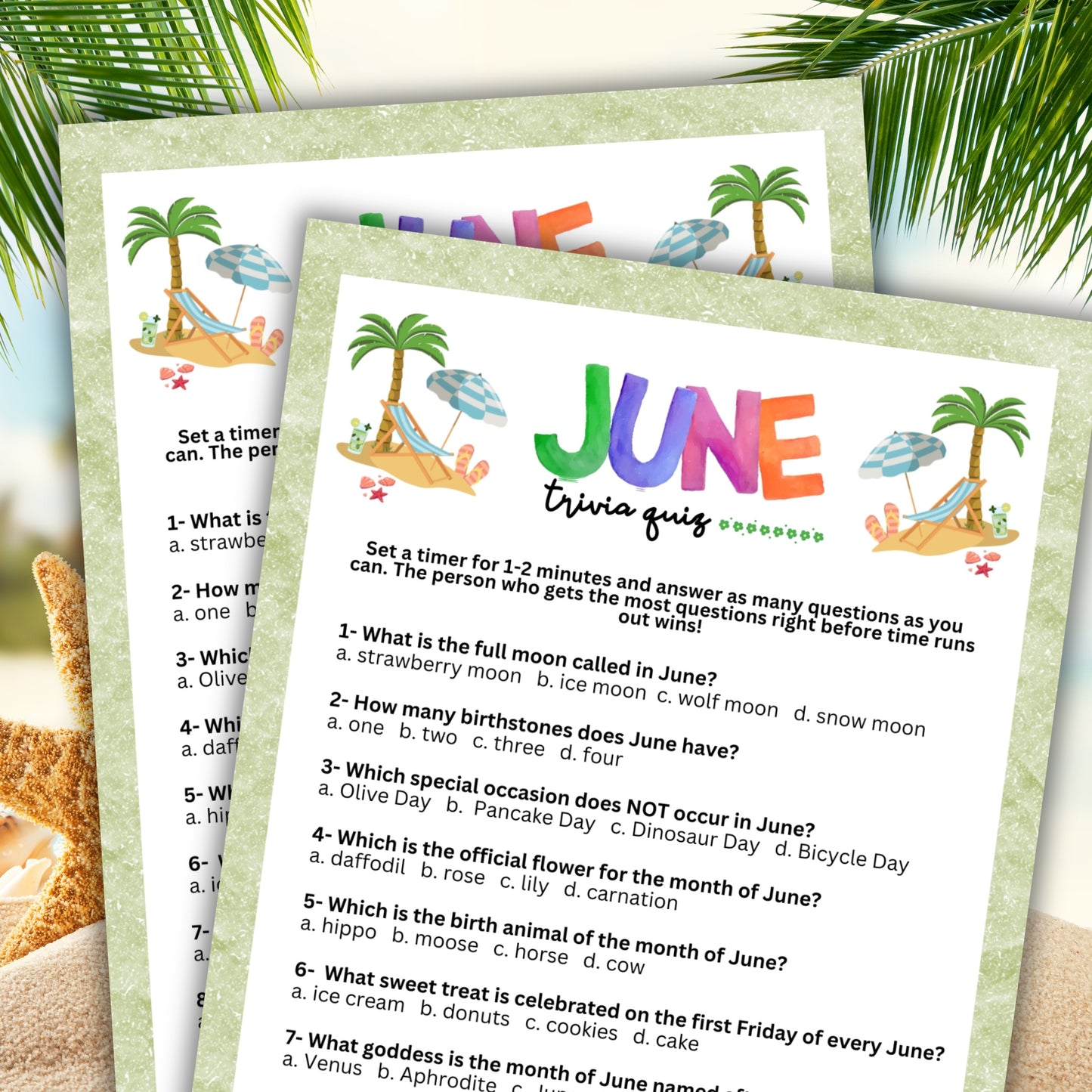 Summer Trivia Bundle