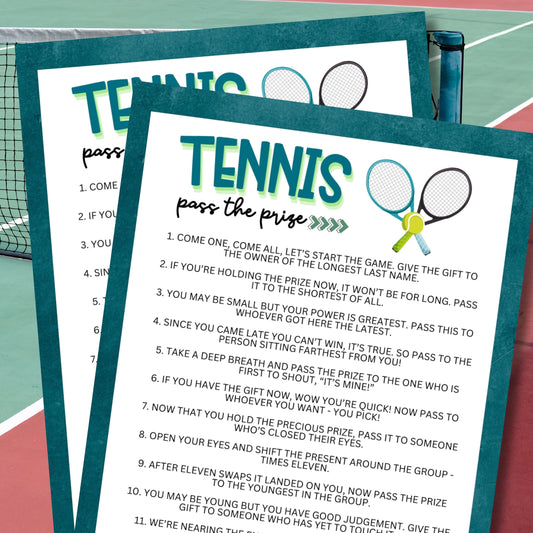 Tennis Pass The Prize