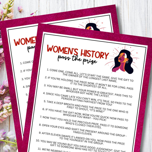 Women's History Pass The Prize