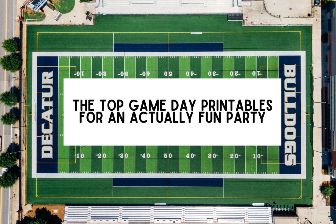 The Top Game Day Printables for an Actually Fun Party
