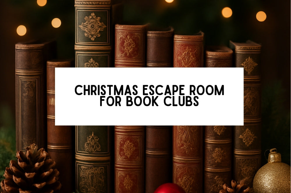Book Club Christmas Party Games – Spy Escape Room for Adults