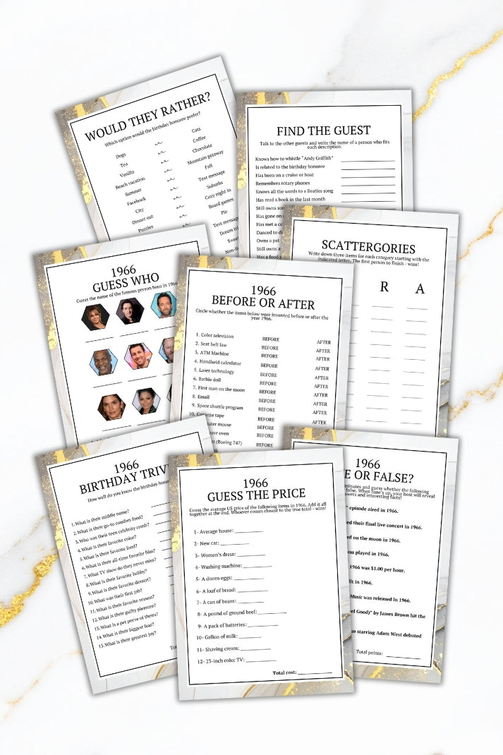 Born in 1966 Birthday Bundle