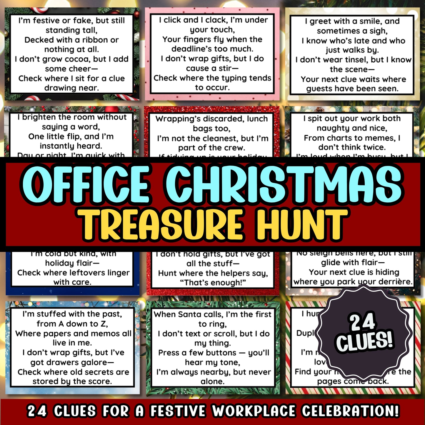 Office Christmas Party Treasure Hunt