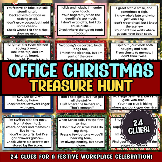 Office Christmas Party Treasure Hunt