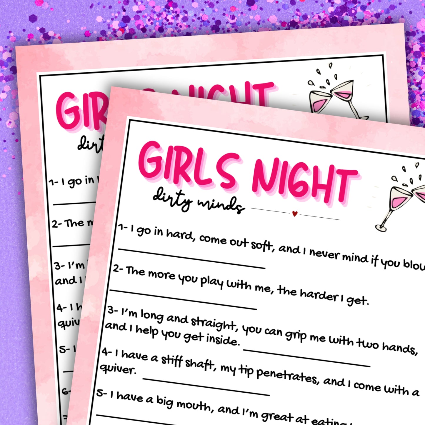 Girls Night Dirty Minds Trivia