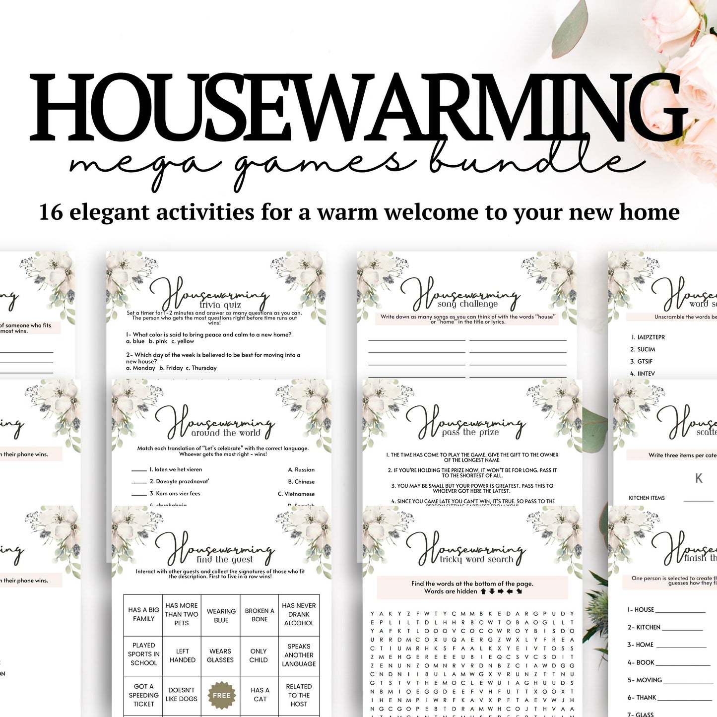 Housewarming Party Bundle (16 Games)