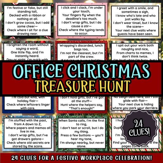 Office Christmas Party Treasure Hunt