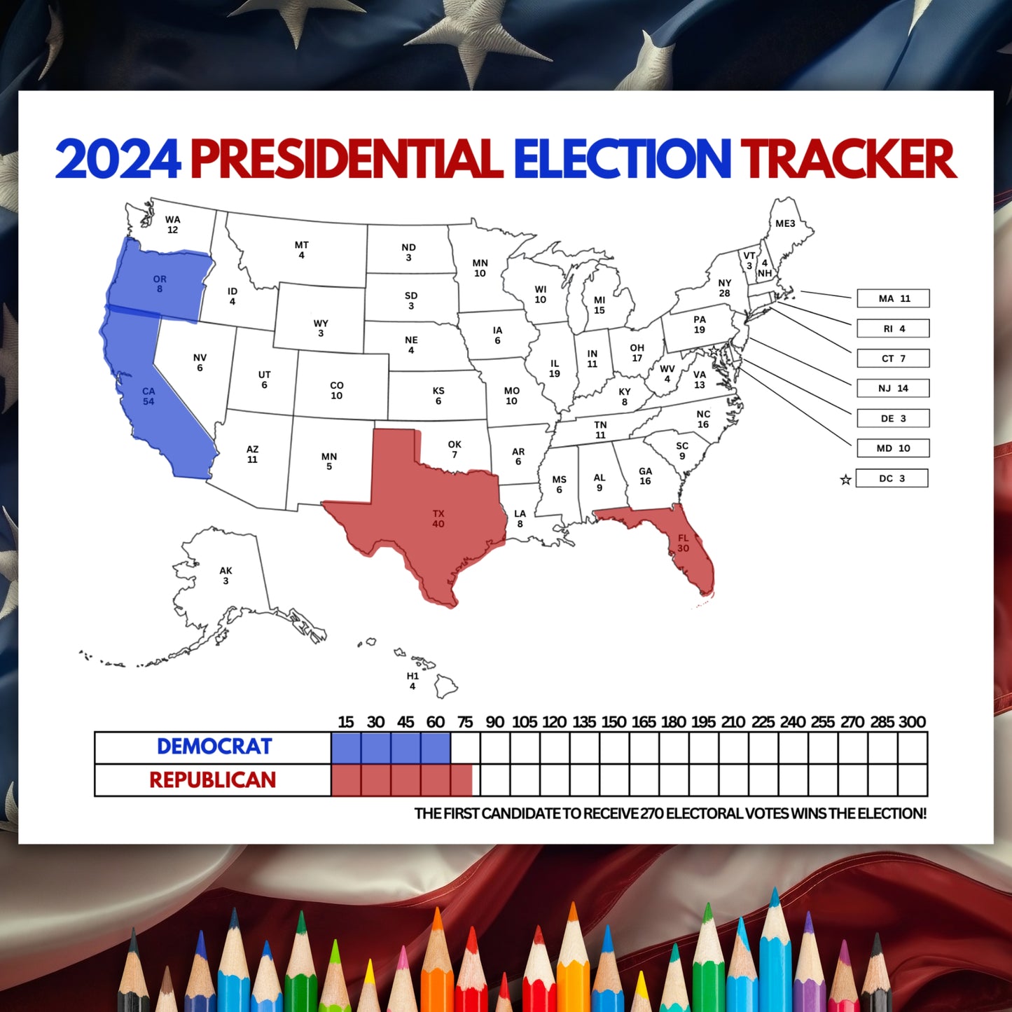 2024 Presidential Election Map