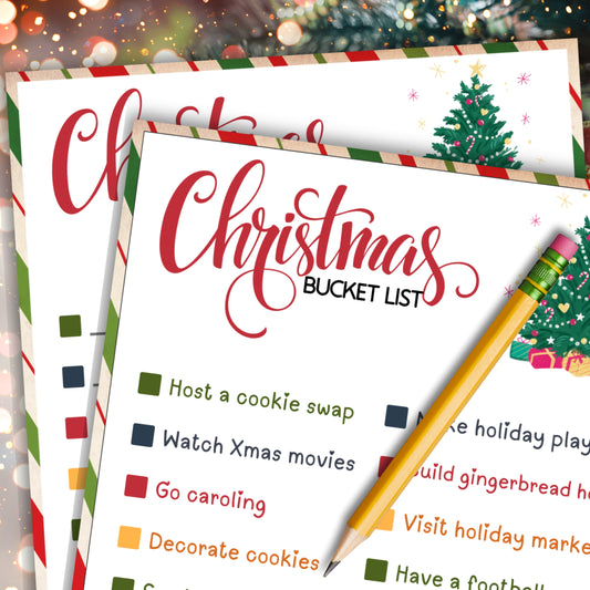 Christmas Bucket List Printable