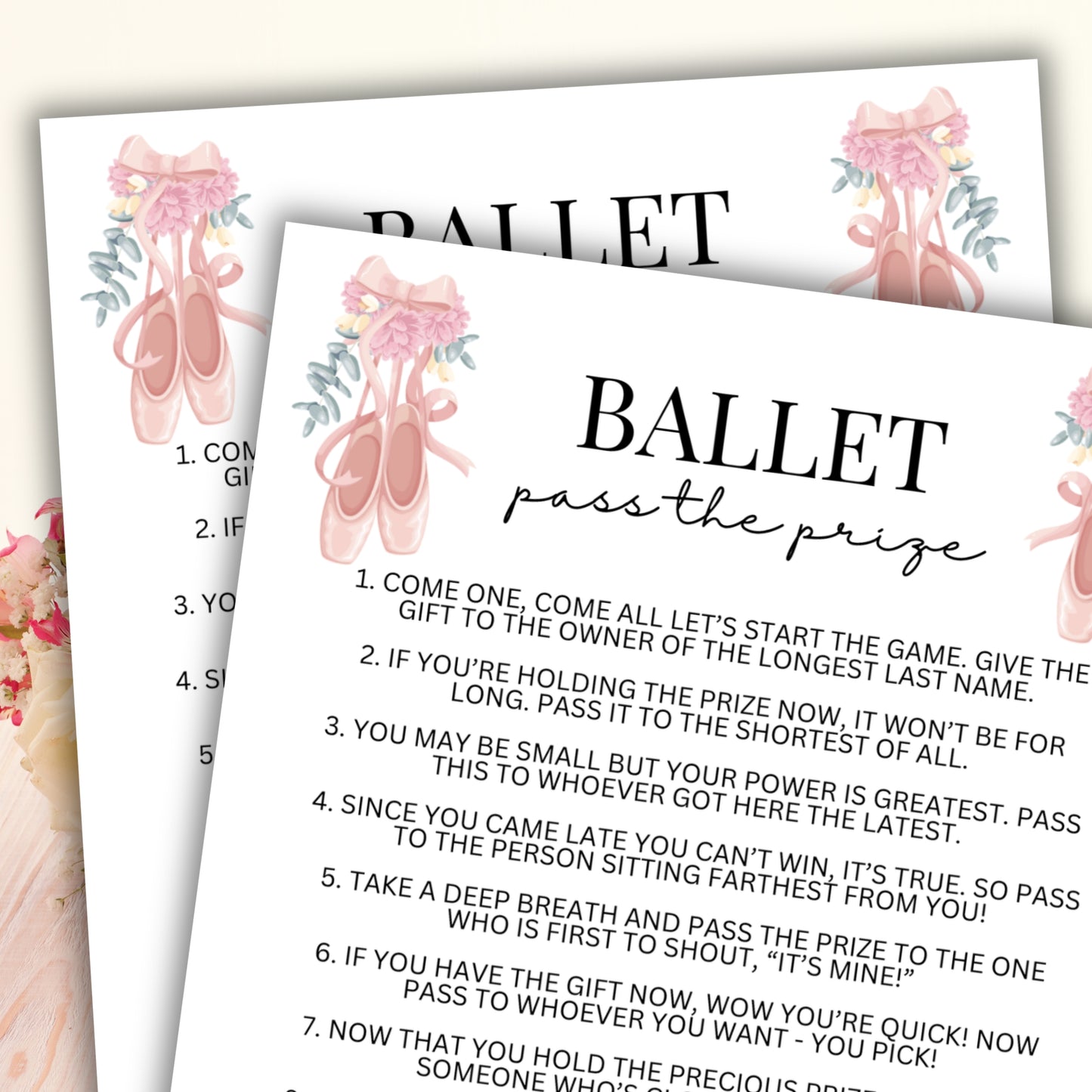Ballet Pass the Prize