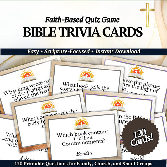 Bible Trivia (120 Cards)