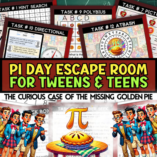 Pi Day Escape Room (Ages 8-13)