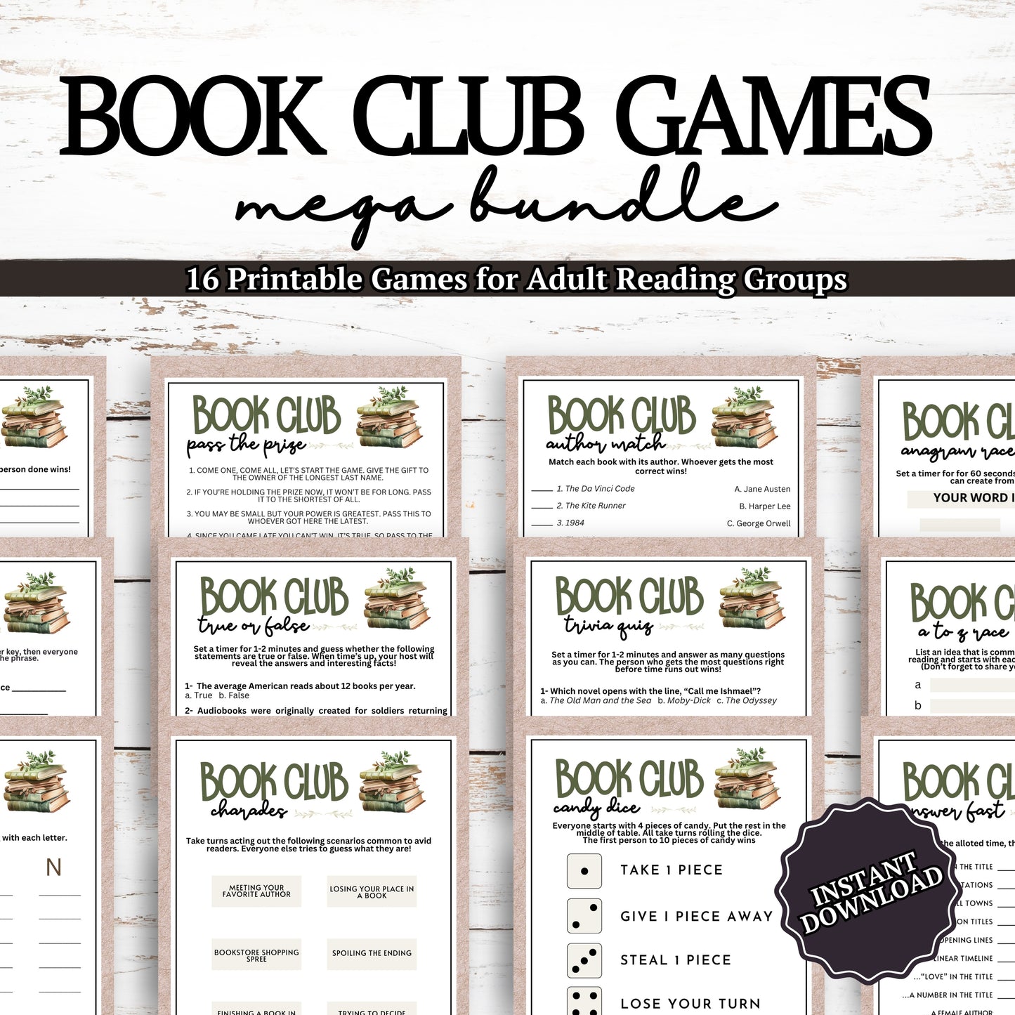 Book Club MEGA Bundle (16 Games)