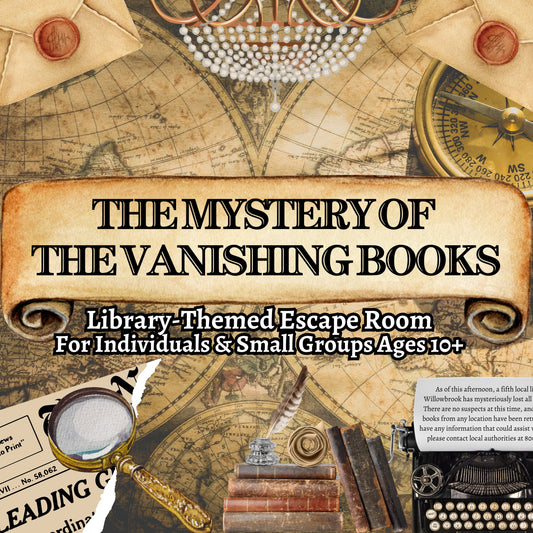 library escape room the mystery of the vanishing books