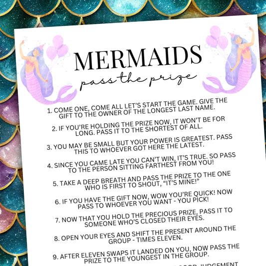 Mermaids Pass the Prize