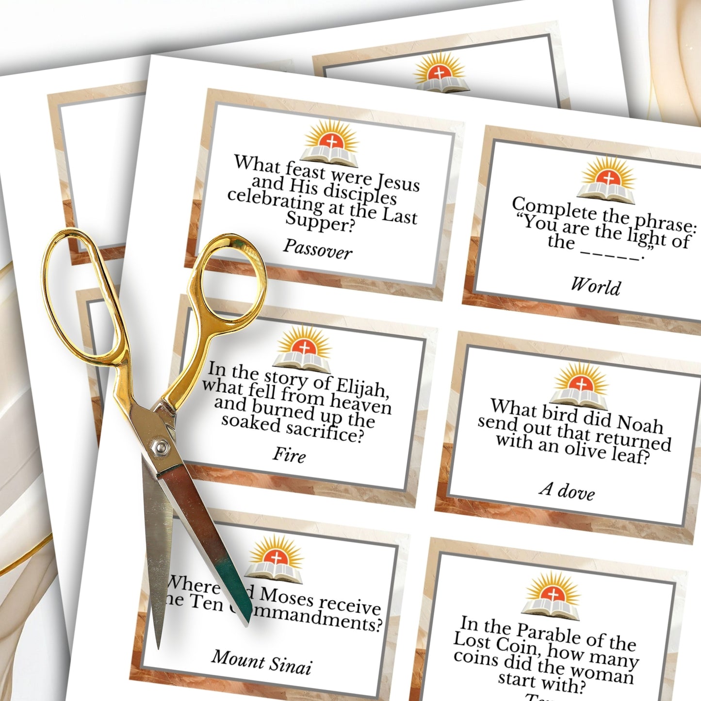 Bible Trivia (120 Cards)