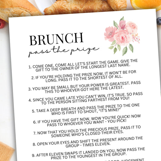 Brunch Pass the Prize