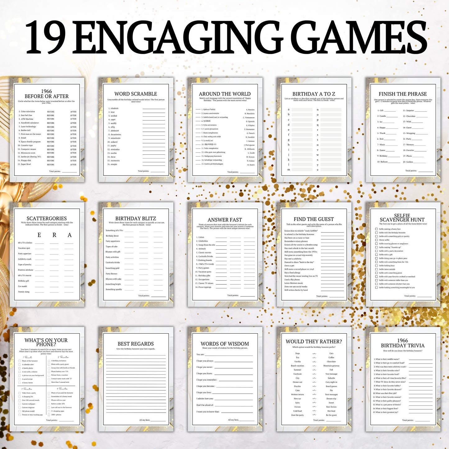 Born in 1966 Birthday Bundle