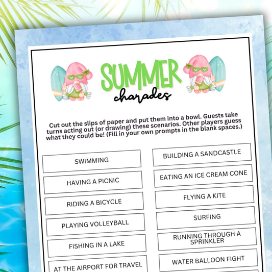 Summer Charades