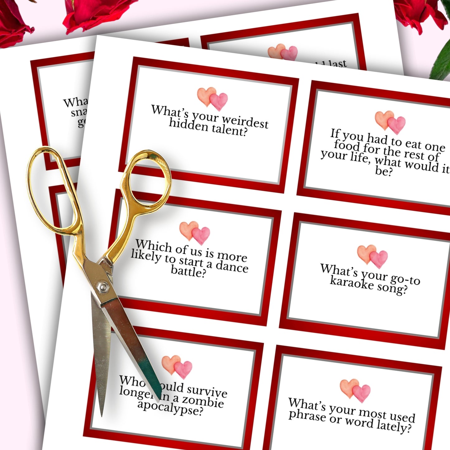 Couples Conversation Cards (208 Questions)