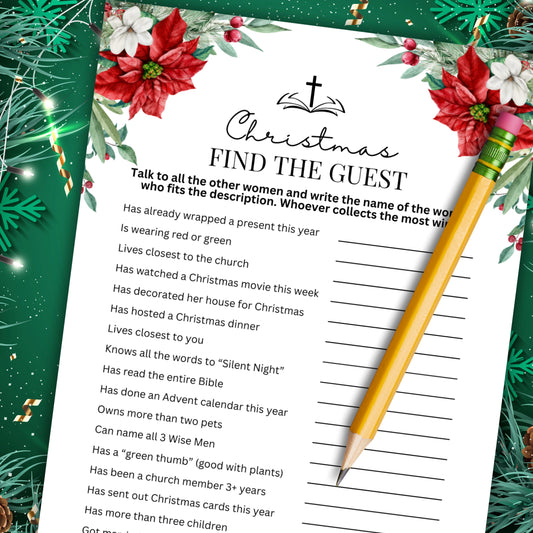 Women's Ministry Christmas Find The Guest