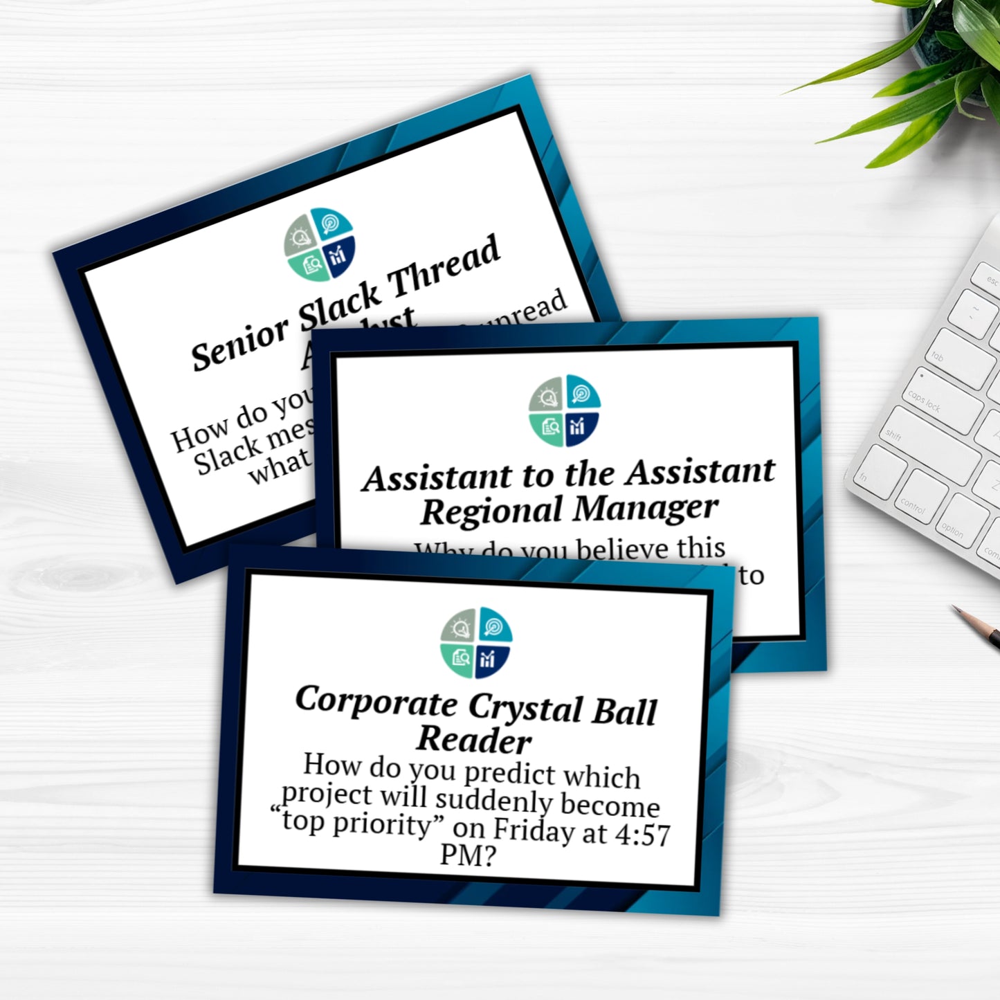 Office Interview Role Play (60 Cards)