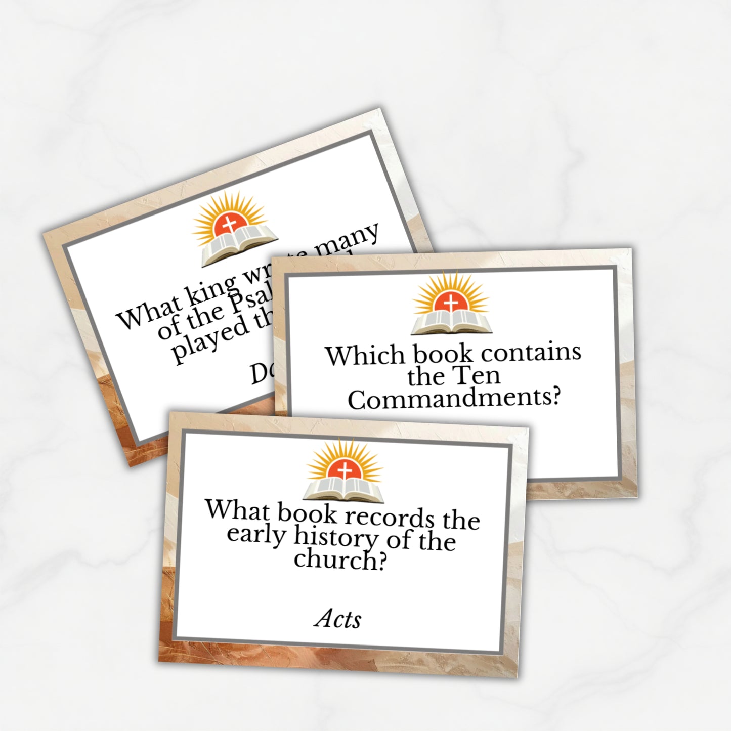 Bible Trivia (120 Cards)