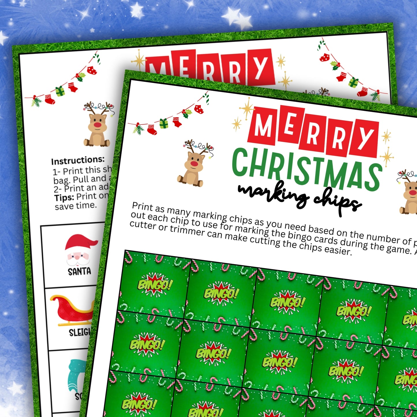 Christmas BINGO (25 Cards)