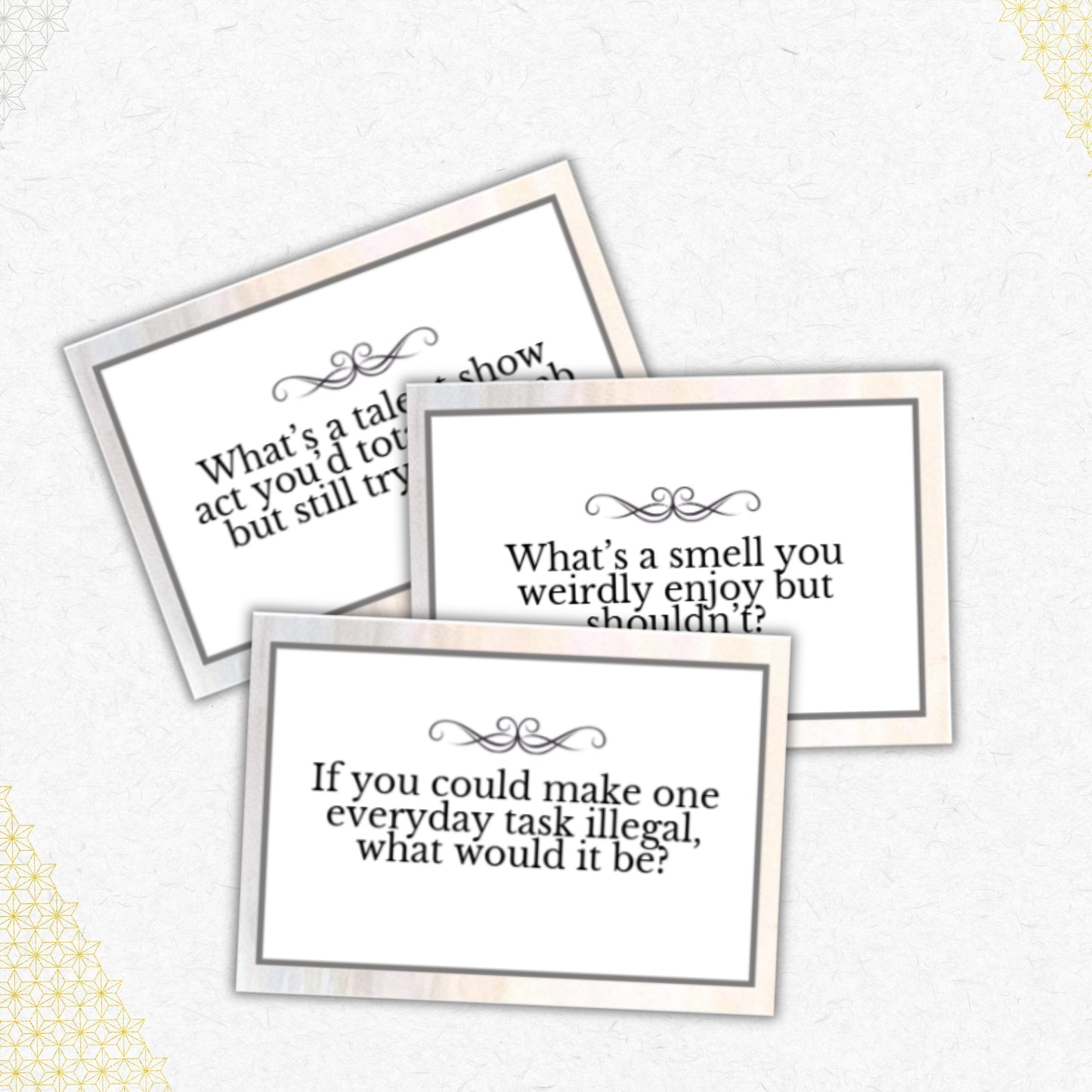 208 Conversation Starter Cards