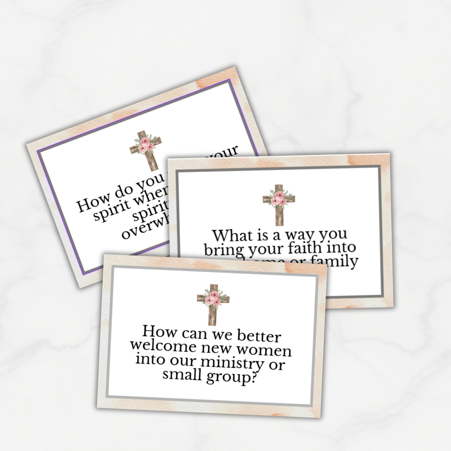 Women's Ministry Conversation Cards (116 Questions)