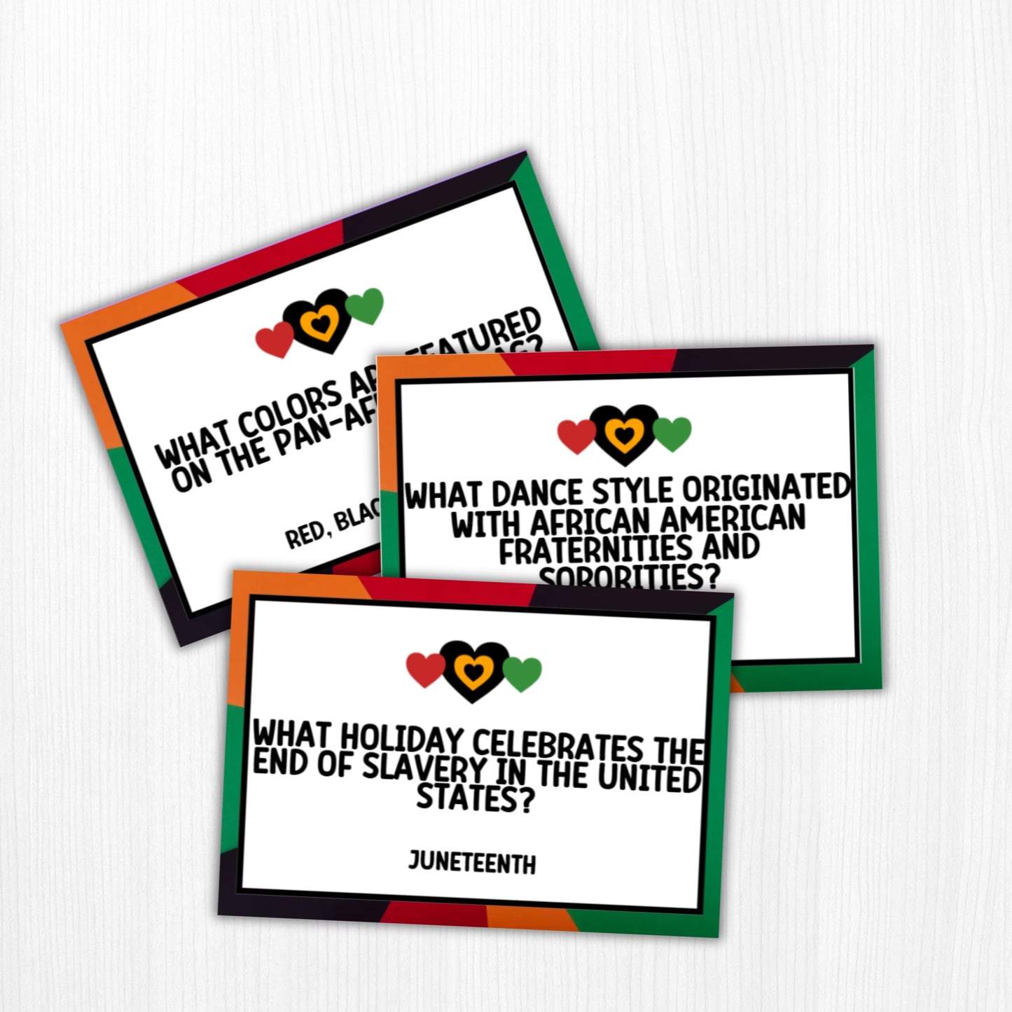 Black History Trivia (64 Cards)