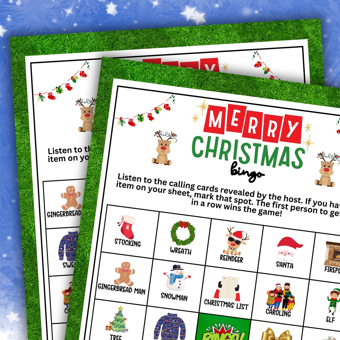 Christmas BINGO (25 Cards)