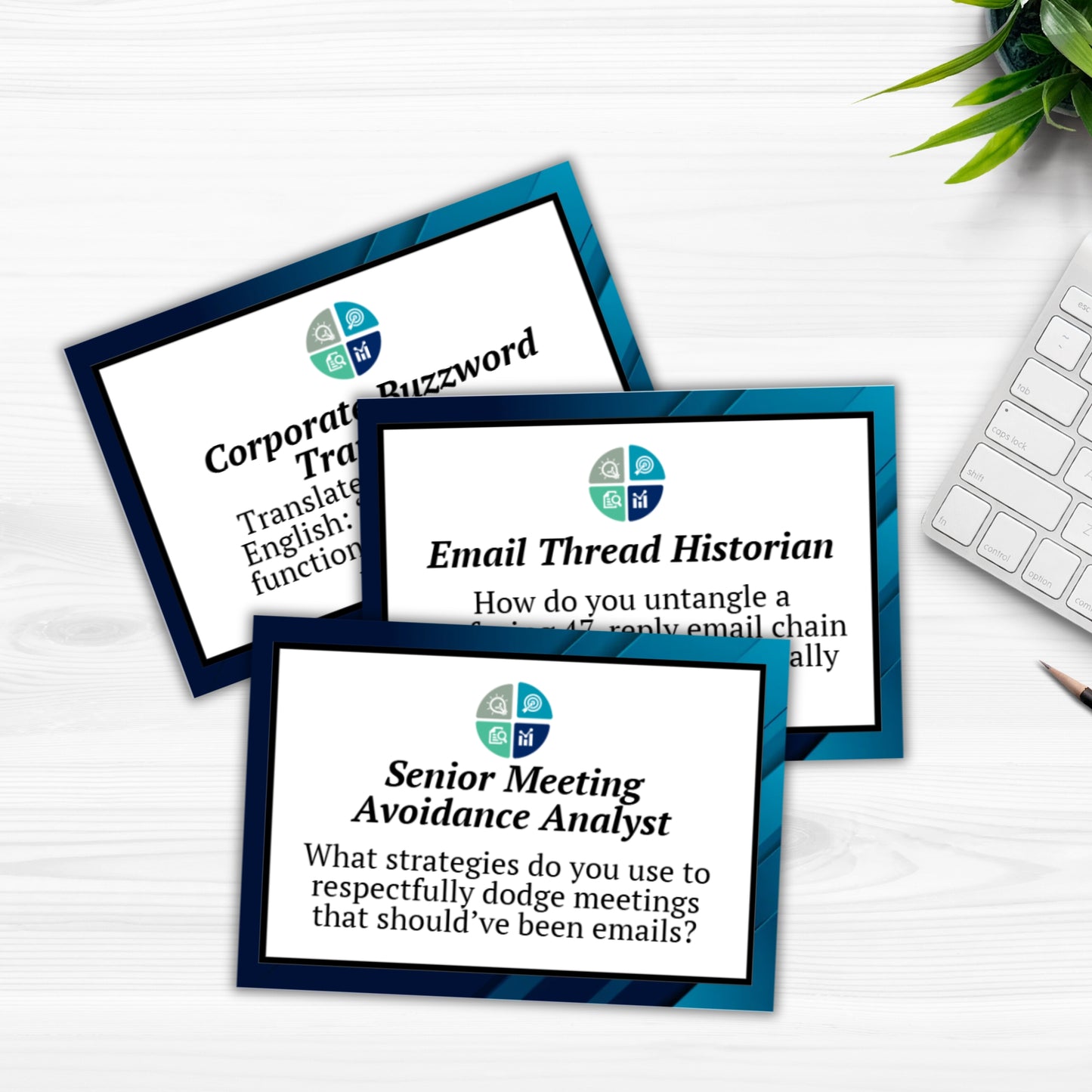 Office Interview Role Play (60 Cards)