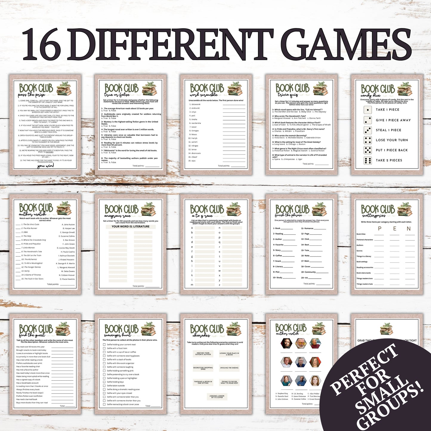 Book Club MEGA Bundle (16 Games)