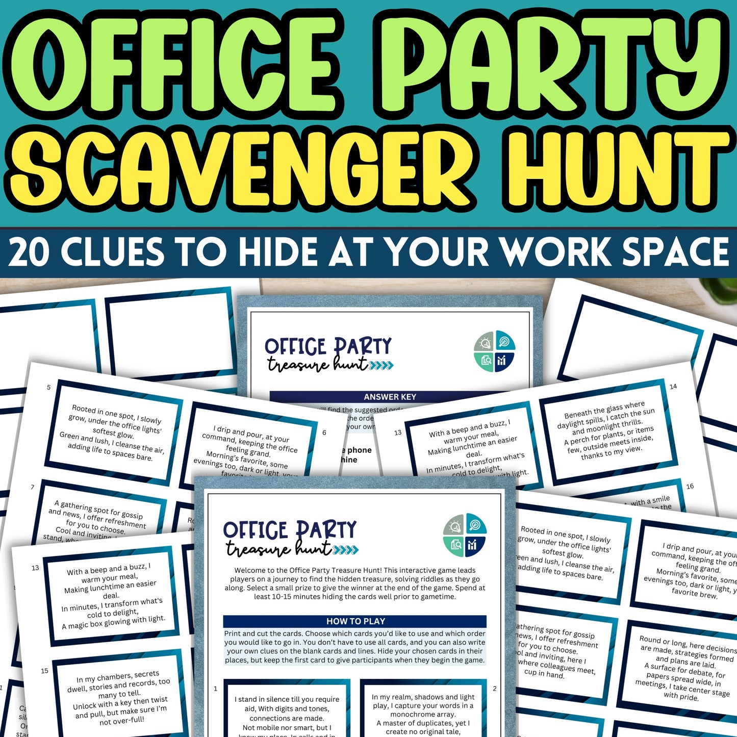 Office Party Scavenger Hunt