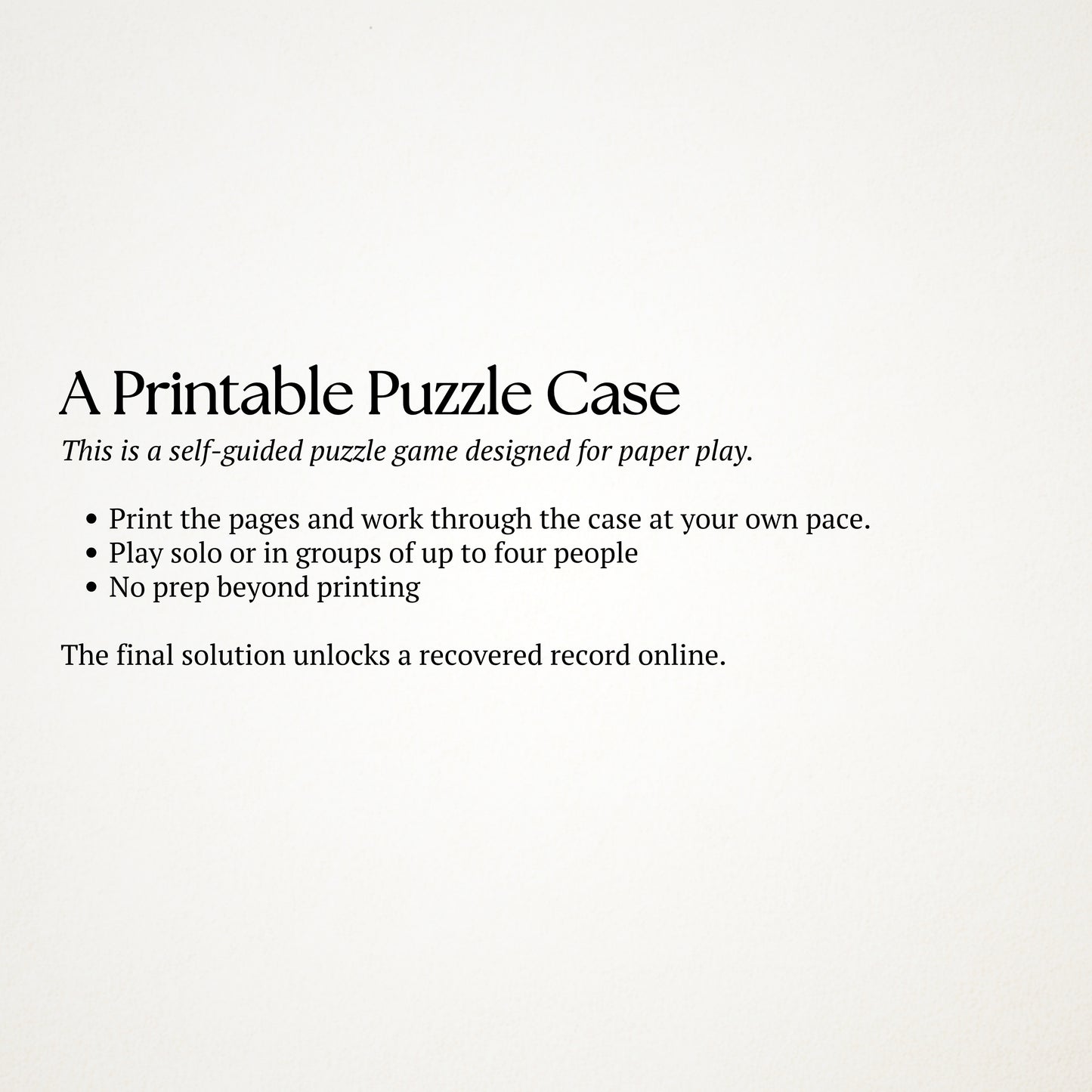 The Case of the Locked Library Archive