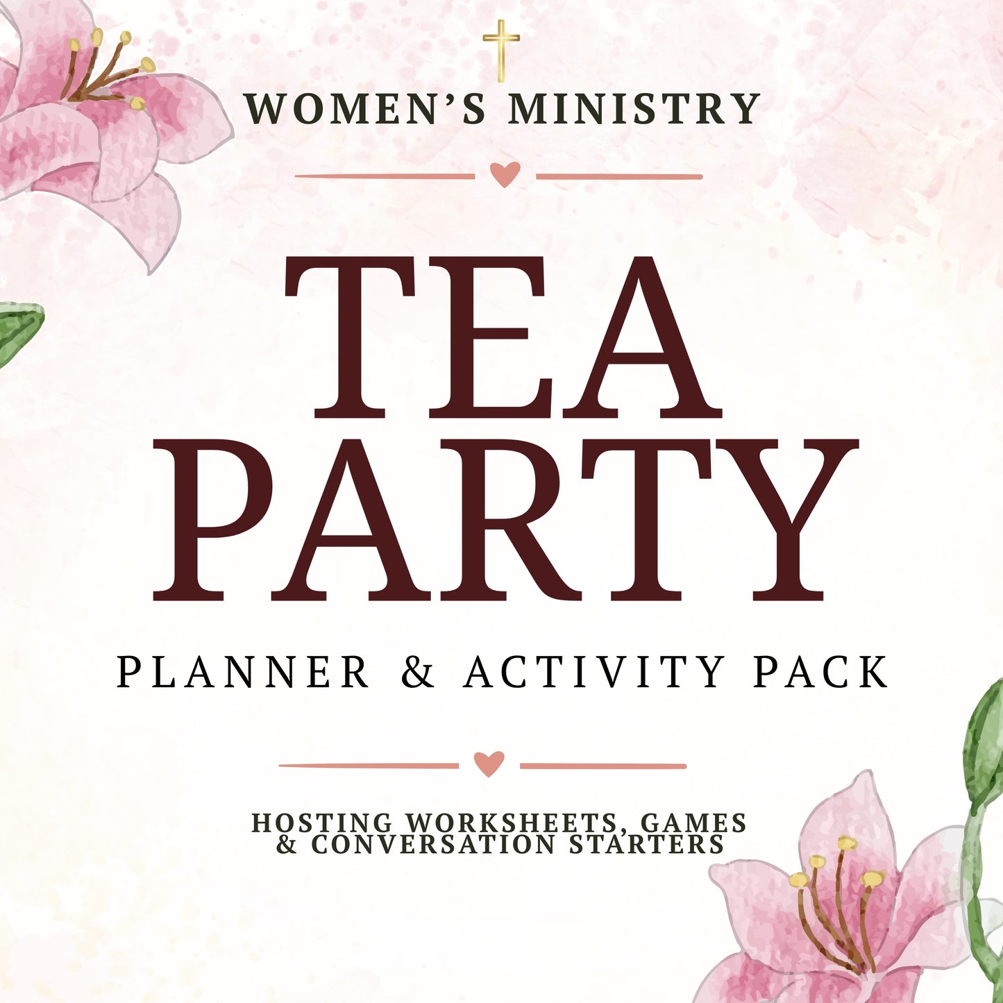 Women's Ministry Planning and Hosting Kit Worksheets