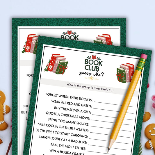 Book Club Christmas Guess Who?