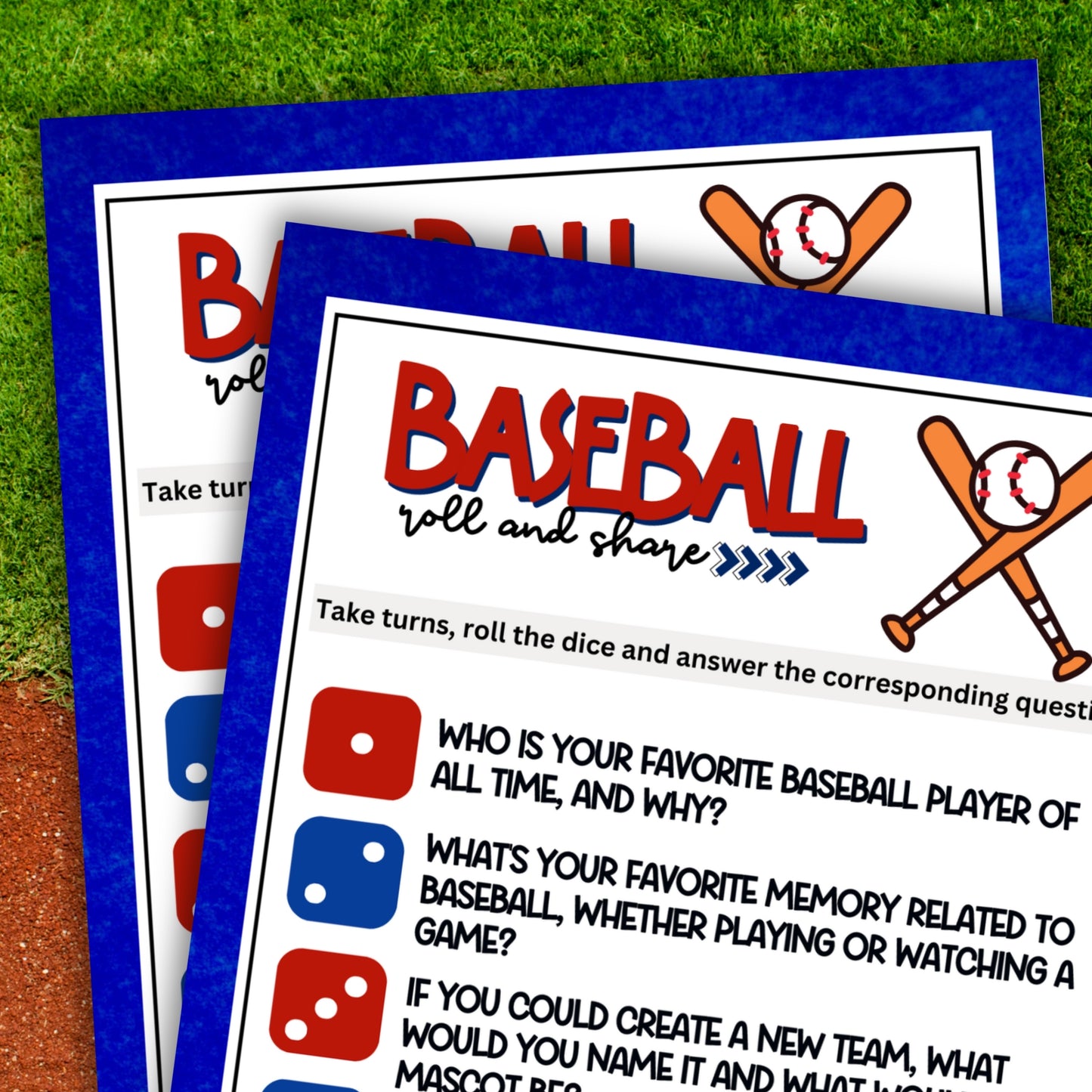 Baseball Roll & Share Dice Game