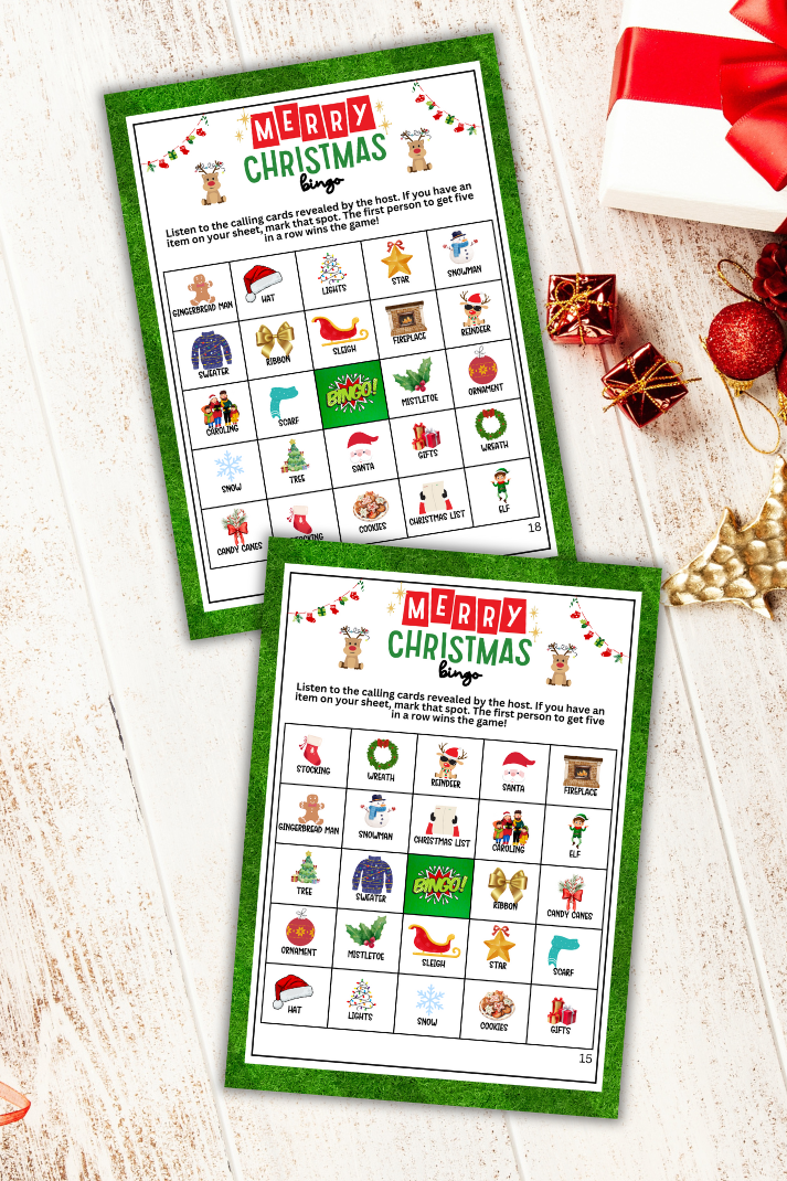 Christmas BINGO (25 Cards)